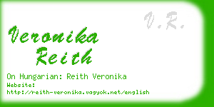 veronika reith business card